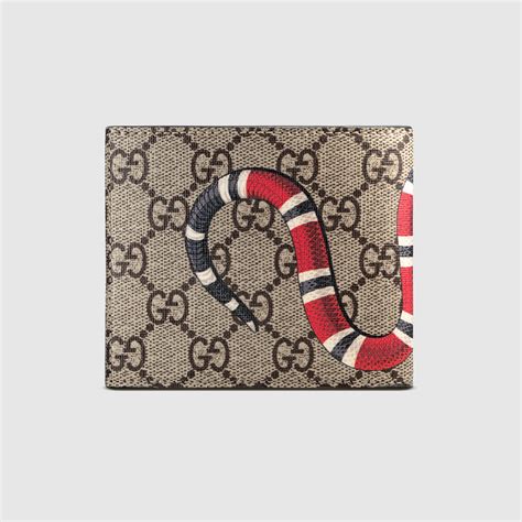 gucci men's wallet snake.